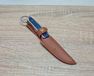 Cuchillo de colección con mango azul