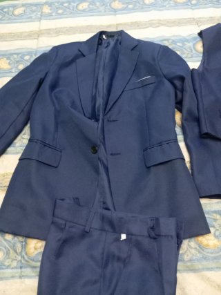 Traje de Ceremonia Azul Talla S