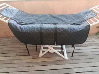 Funda trasera de coche para perro