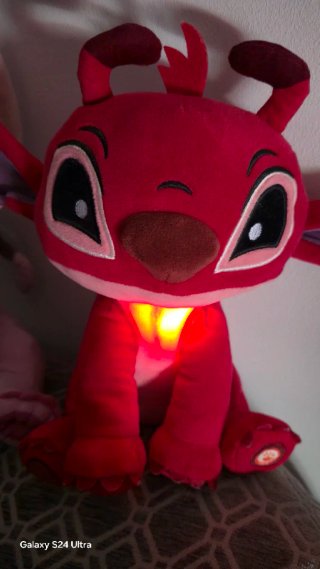 Peluche Stitch Rosa y Rojo