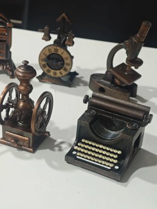 Lote miniaturas metálicas de sacapuntas(playme)