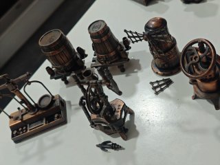 Lote miniaturas metálicas de sacapuntas(playme)