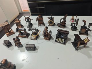 Lote miniaturas metálicas de sacapuntas(playme)