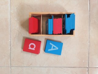 Material Montessori Letras y Números