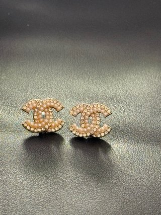 Orecchini SIMIL BRAND Perle e Strass Oro
