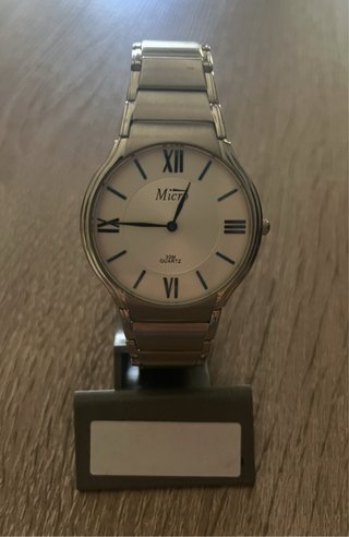 Reloj Micro hombre acero nuevo con etiqueta