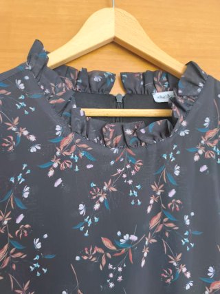 Vestido sin mangas estampado
