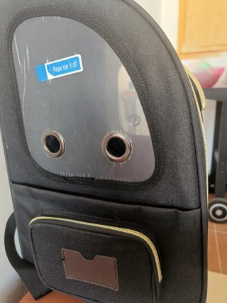 Mochila Transportín Perro Transparente