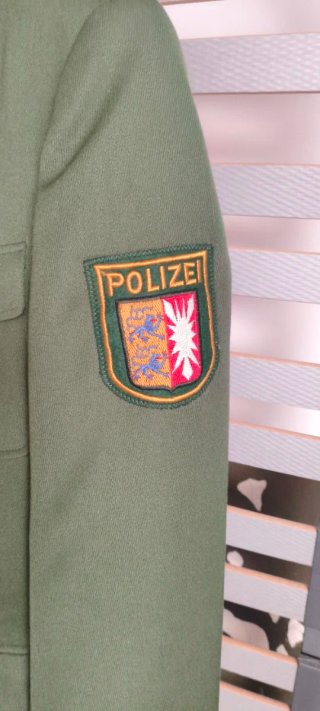 Antiguo Uniforme Policía capitan Alemán