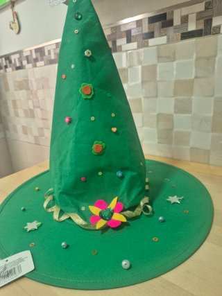 Sombrero verde  para disfraz