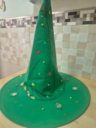 Sombrero verde  para disfraz