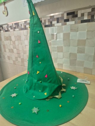 Sombrero verde  para disfraz