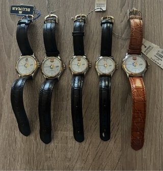 5 relojes Blumar fútbol nuevos con etiqueta