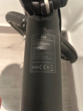 Bicicleta Eléctrica Xiaomi Plegable