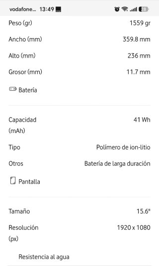 Ordenador portátil HP Negro/Gris