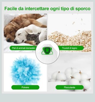 6 Sacchetti Polvere Vorwerk VK200