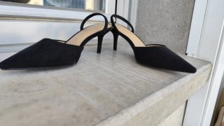 Zapatos de tacón negros 5cm