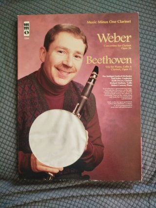 Partituras Clarinete Weber y Beethoven