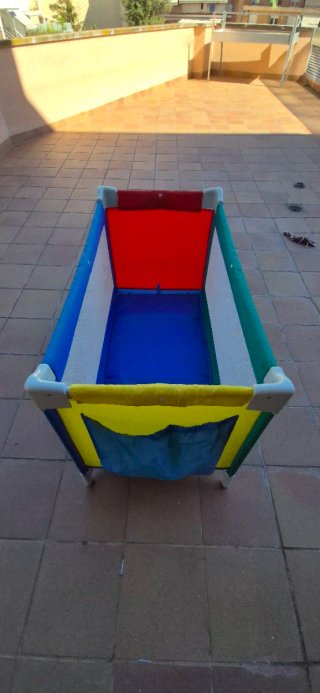 Cuna de Viaje Plegable Multicolor