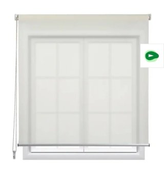 Estor Enrollable Blanco 90x190 cm