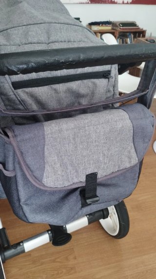Carrito Bebé 3 en 1 Gris (Maxicosi + Capazo)