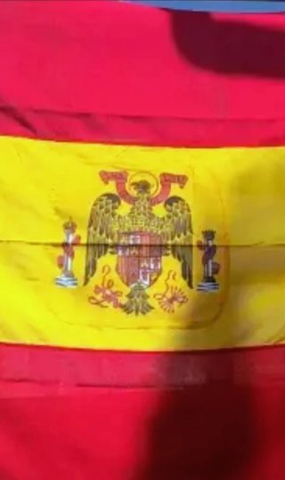 Antiguas Banderas Reino Unido y España