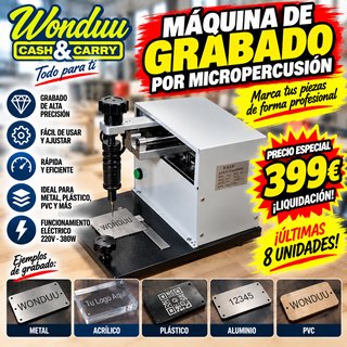 Máquina de Grabado por Micropercusión Wonduu