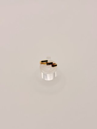ANILLO CON ESMERALDAS 18K 1,94gr T12