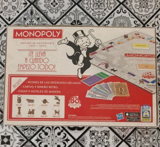 Monopoly Edición 80 Aniversario Clásico