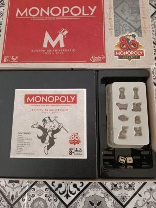 Monopoly Edición 80 Aniversario Clásico