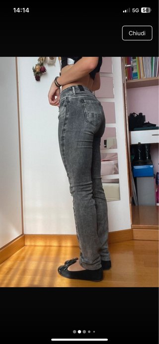 Jeans Replay grigi