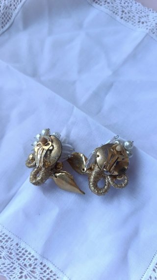 Lote de 2 pares de pendientes vintage