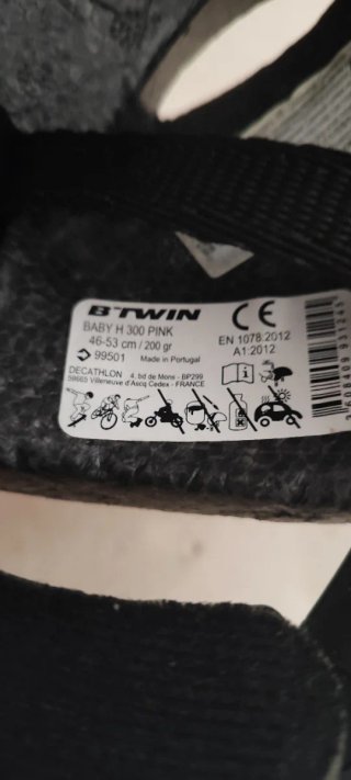Casco Bici Infantil Btwin Rosa 47-53cm