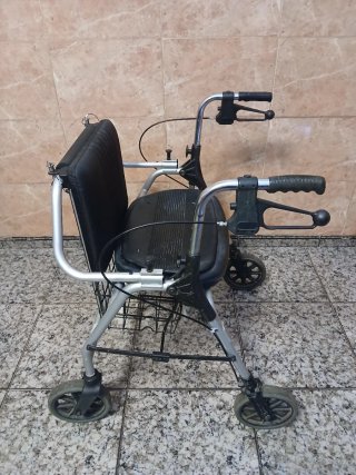 Andador con Asiento y Cesta XXL