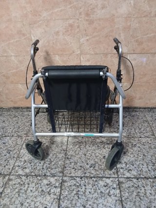 Andador con Asiento y Cesta XXL