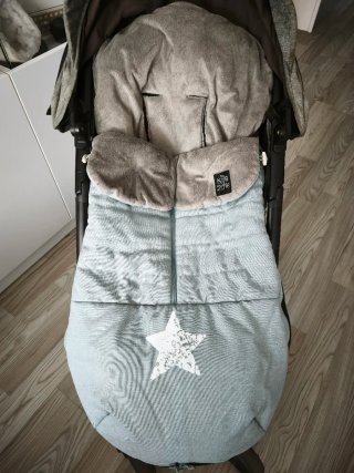 Saco para carrito de bebé verde