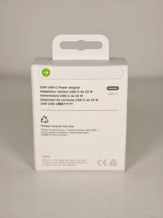 Adaptador Cargador Apple 20W USB-C para iPhone
