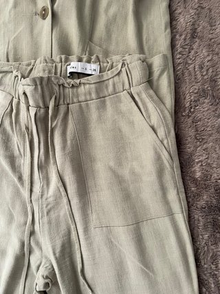 Conjunto lino blazer y pantalón