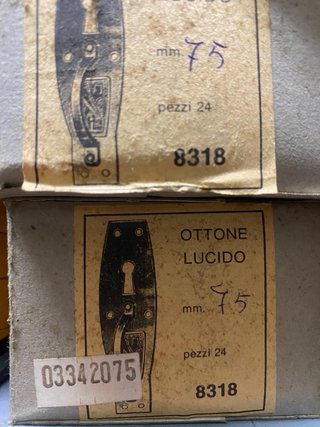 maniglie e bocchette in ottone