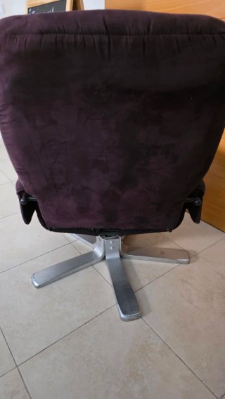 Sillón Reclinable Giratorio Negro