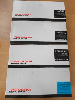 ​Pack 4 Tóners Brother (3 Negros + 1 Cyan) TN326 -