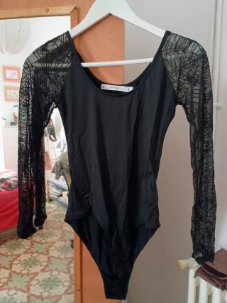 Body Halloween Malla Negra