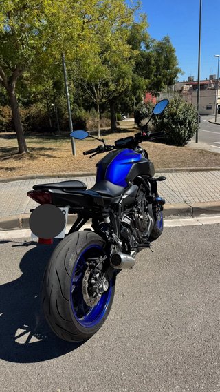 Moto Yamaha MT-07 Naked Azul Negra 2018 ABS