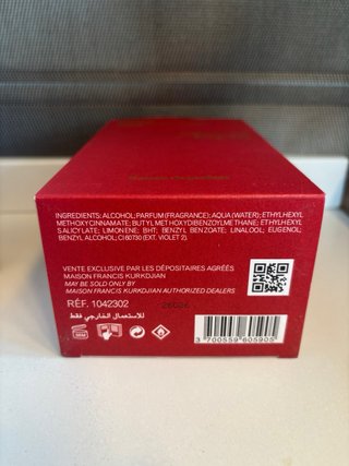 Maison Francis Kurkdjian Baccarat Rouge 540