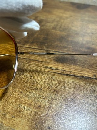 Occhiali da sole aviator oro lenti gialle