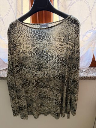 Maglia premaman Attesa fantasia animalier