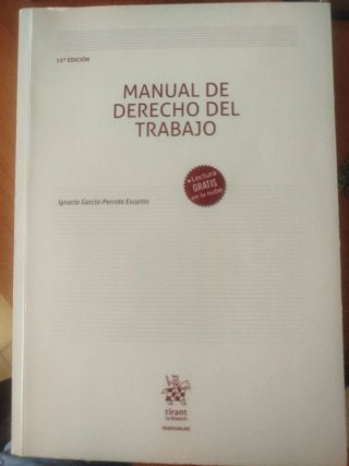 Manual de derecho del trabajo 15ª Edición