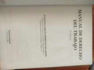 Manual de derecho del trabajo 15ª Edición