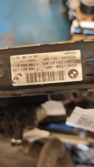 RADIADOR AGUA BMW 1 Berlina (E81/E87)(2004->)