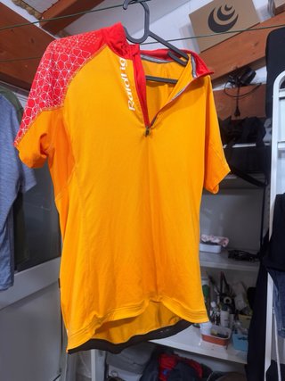 Maglia Raidlight Arancione e azzurra